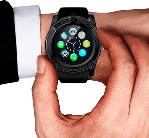 Smart Watch V8 часы и наушники в подарок видео