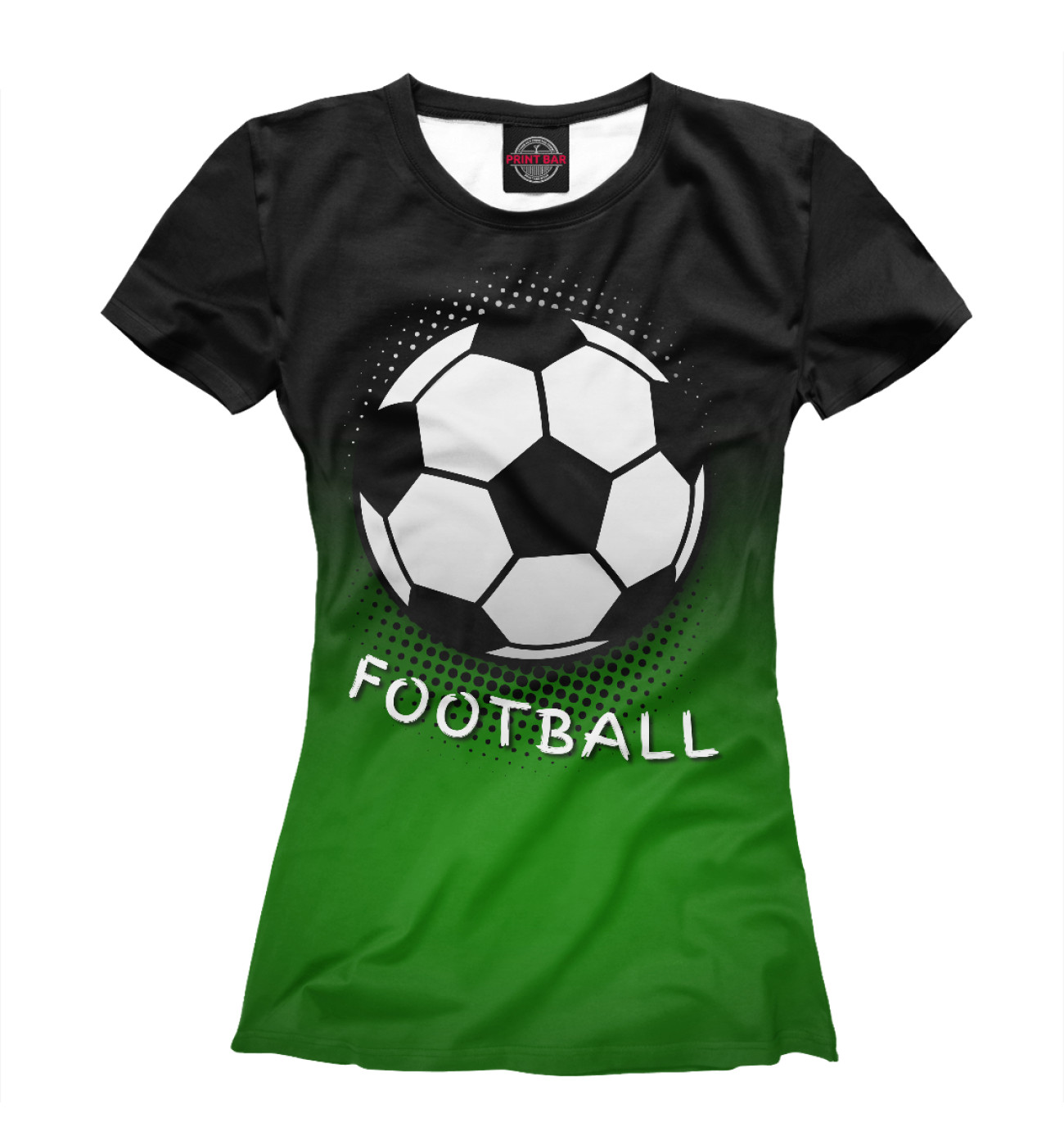 Женская Футболка Football, артикул: FTO-156000-fut-1