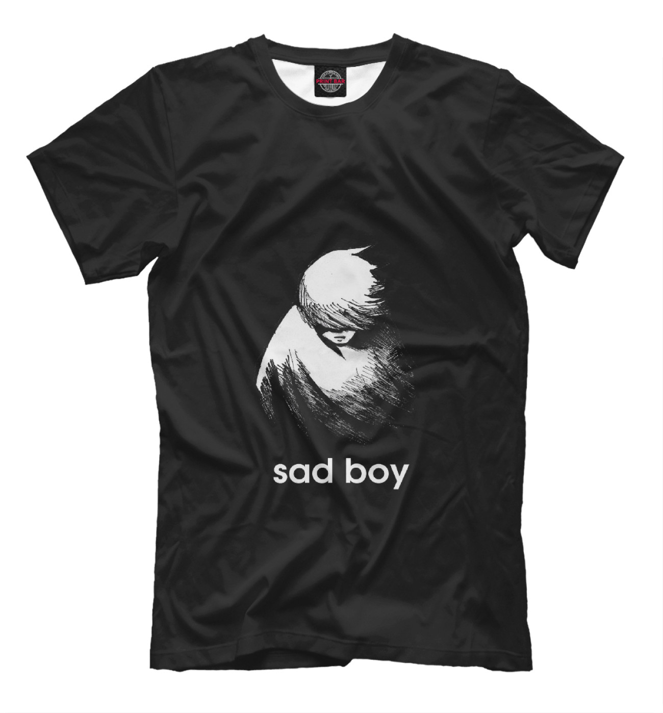 Мужская Футболка Yung lean Sad boys Black style, артикул: YNG-919803-fut-2