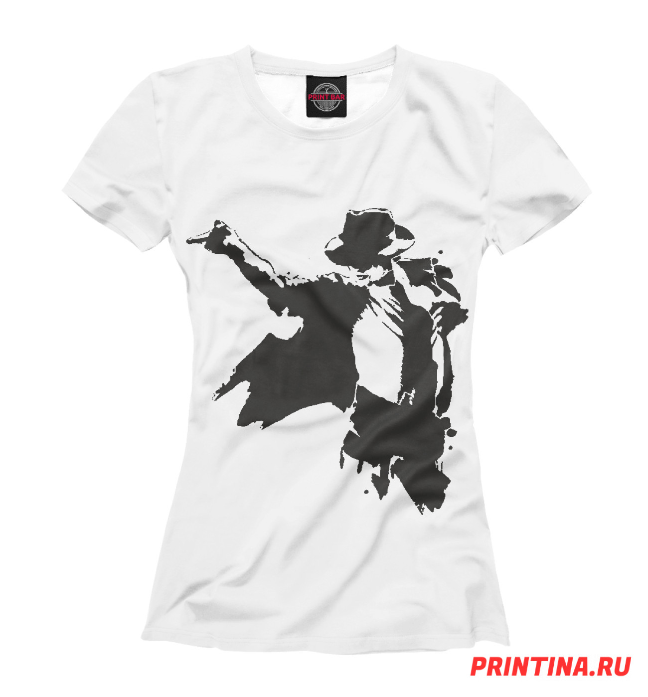 Женская Футболка Michael Jackson, артикул: MIC-488525-fut-1