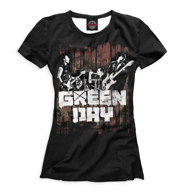 Мужская Футболка Green Day, артикул: GRE-821168-fut-1