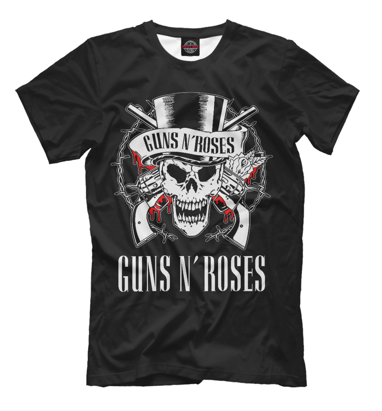Мужская Футболка Guns N’Roses, артикул: GNR-629158-fut-2