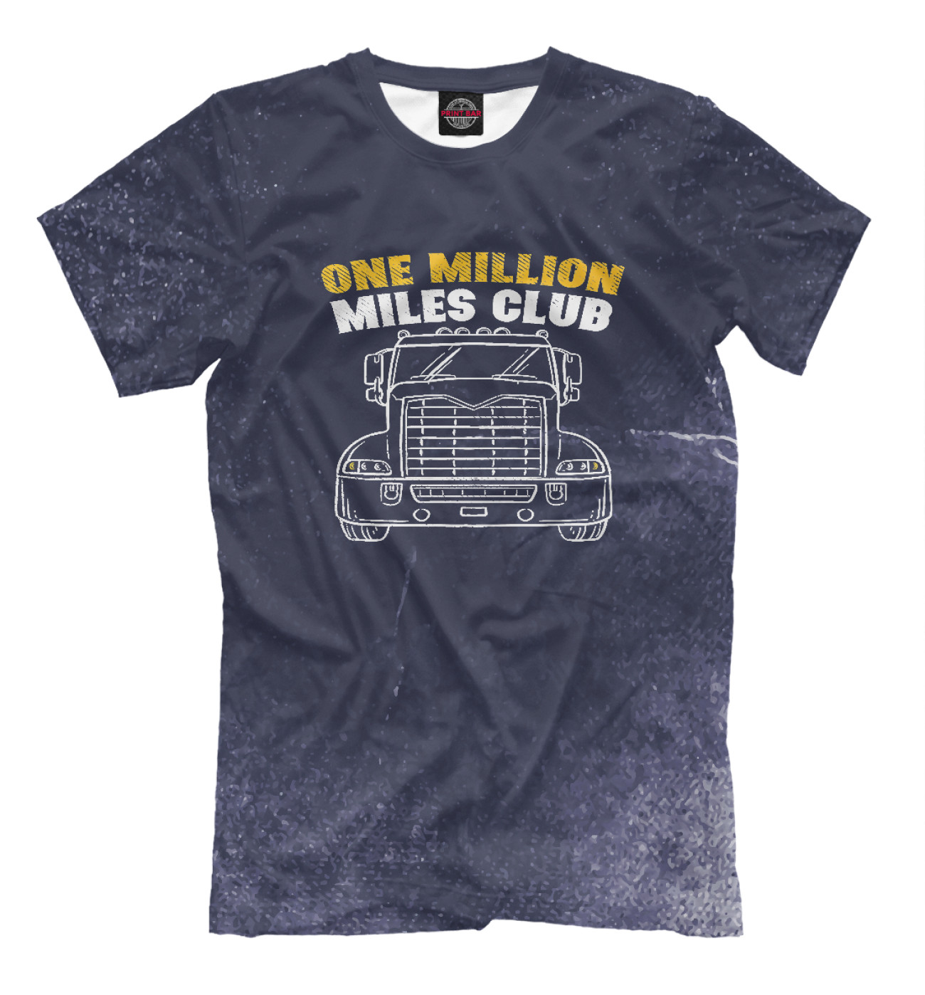 Мужская Футболка One Million Miles Club, артикул: VDT-414727-fut-2