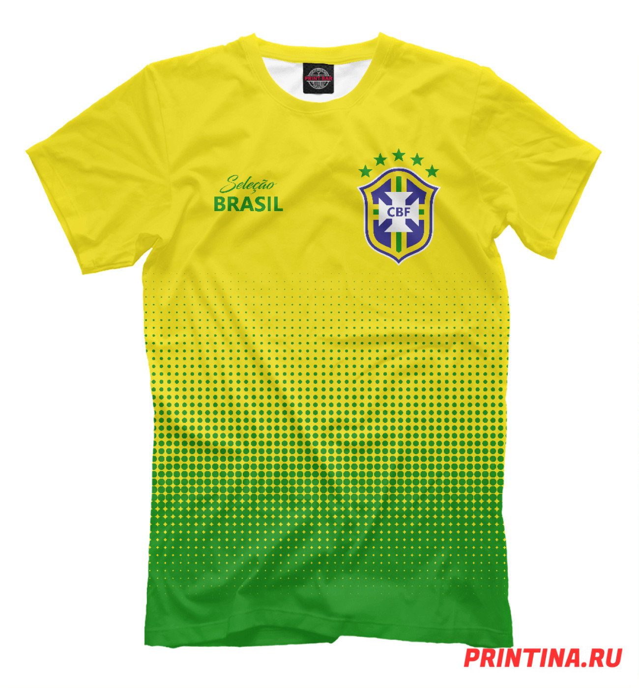 Мужская Футболка Бразилия, артикул: FNS-310727-fut-2