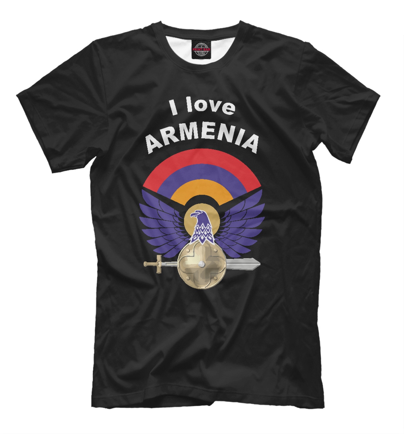 Мужская Футболка Armenia, артикул: AMN-640168-fut-2