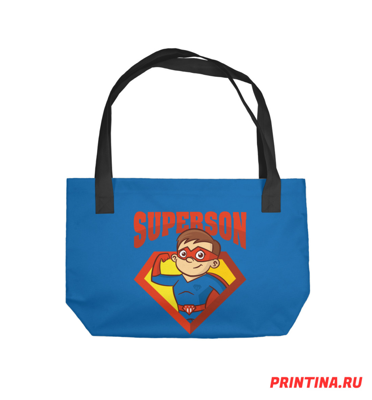 Пляжная сумка Супер сын, артикул: KMU-182540-sup