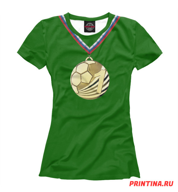 Женская Футболка Медаль, артикул: FTO-764030-fut-1
