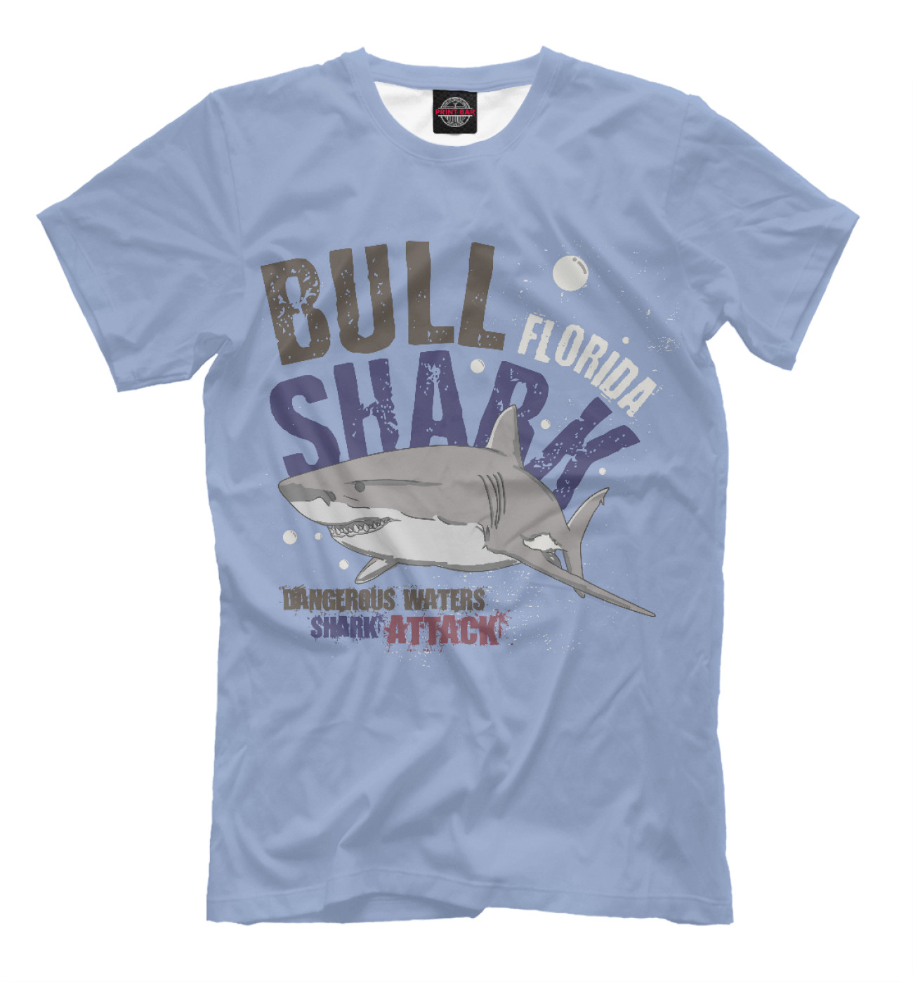 Мужская Футболка Bull Shark, артикул: AKL-797638-fut-2