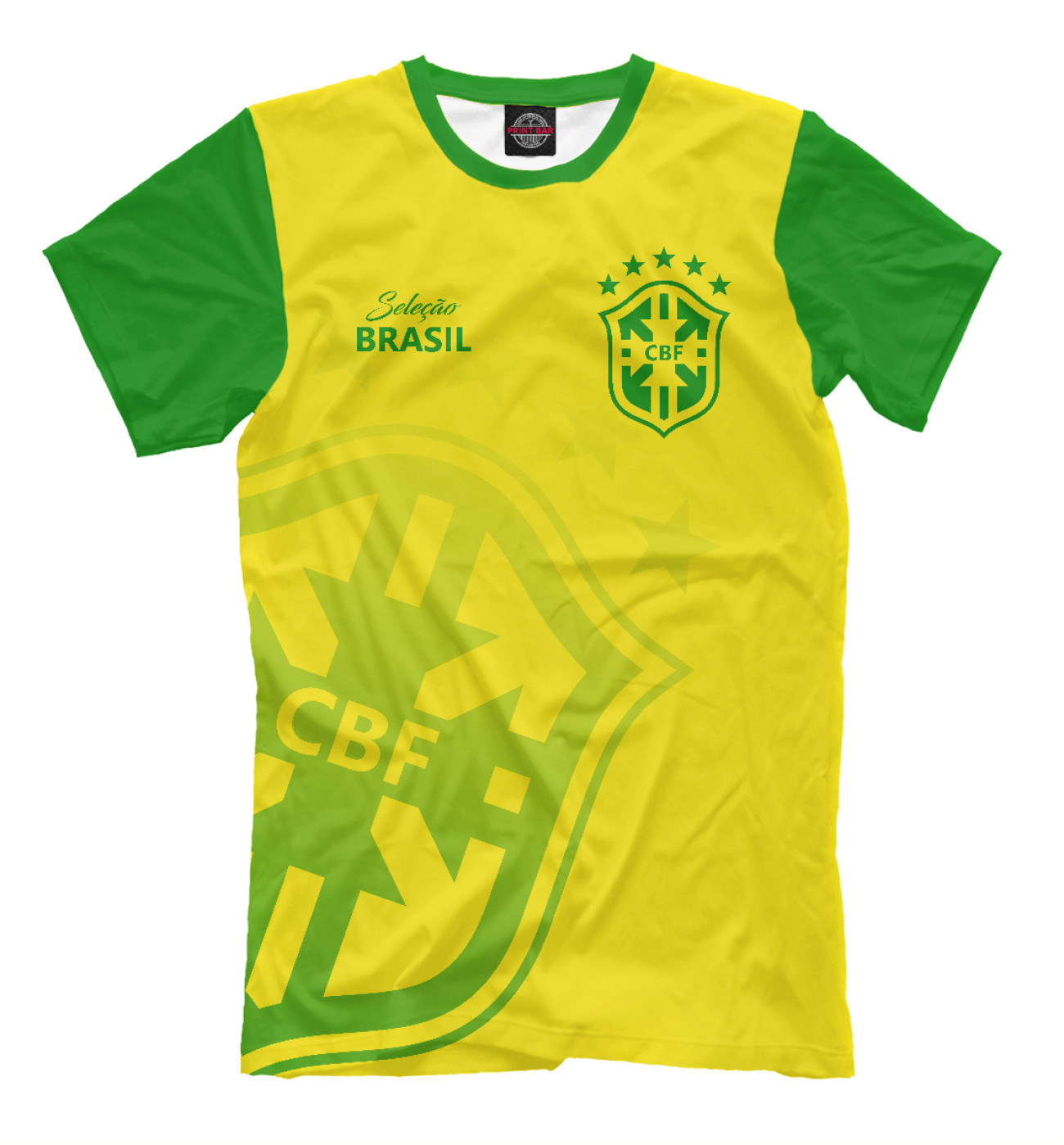 Мужская Футболка Бразилия, артикул: FNS-931240-fut-2