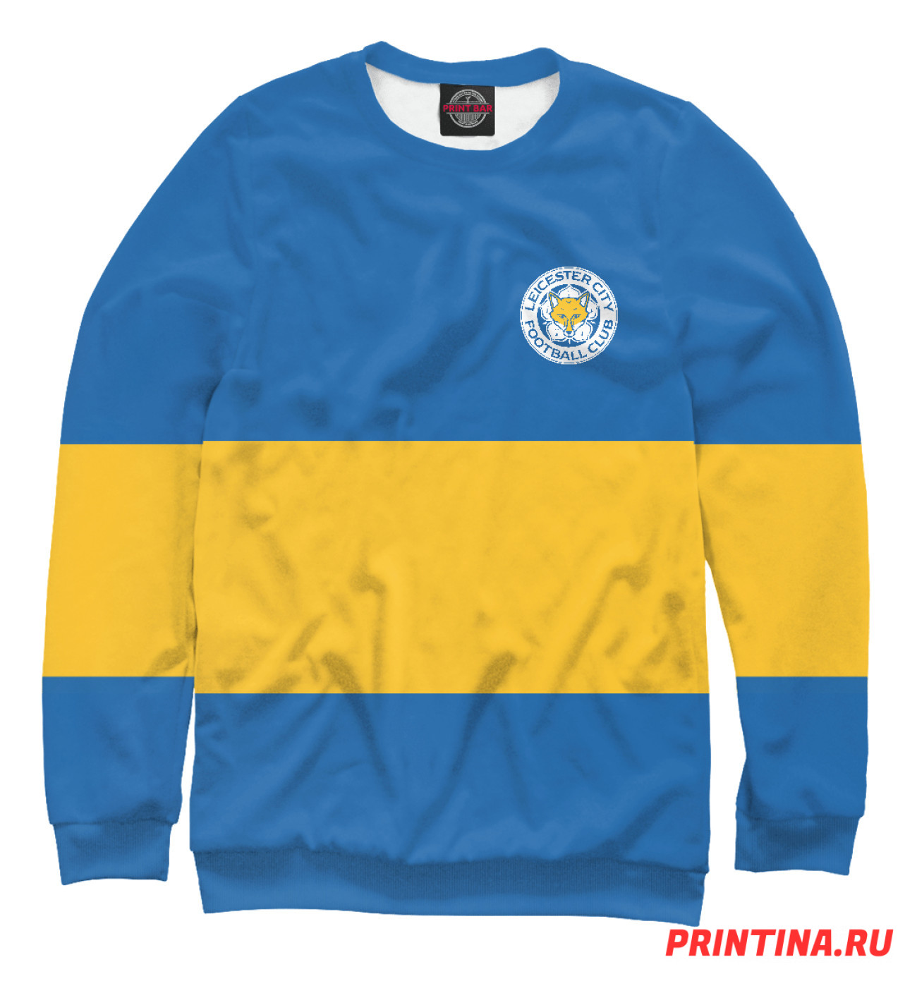 Женский Свитшот Leicester City Blue&Yellow, артикул: FTO-730483-swi-1