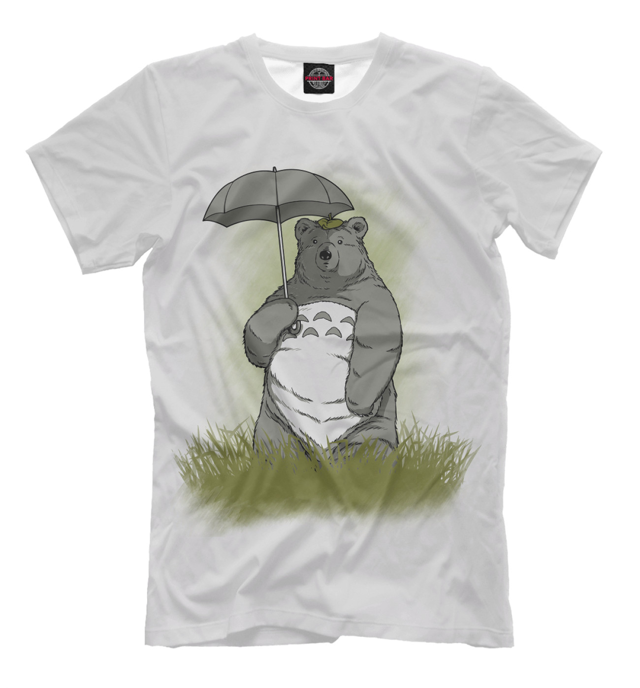 Мужская Футболка Bear Totoro, артикул: SGH-384266-fut-2