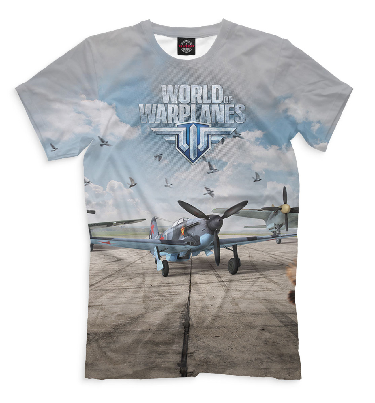 Мужская Футболка World of Warplanes, артикул: WOP-440024-fut-2