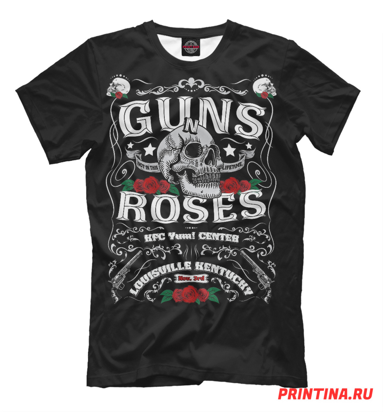 Мужская Футболка Guns N` Roses, артикул: GNR-478920-fut-2