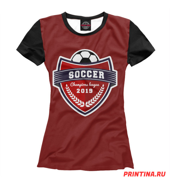 Женская Футболка Soccer, артикул: FTO-597639-fut-1