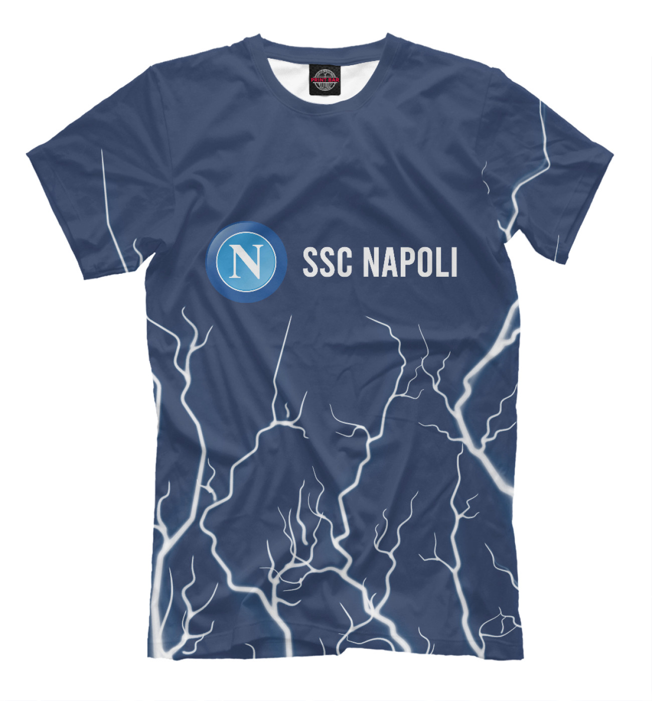 Мужская Футболка SSC Napoli / Наполи, артикул: NPL-921037-fut-2