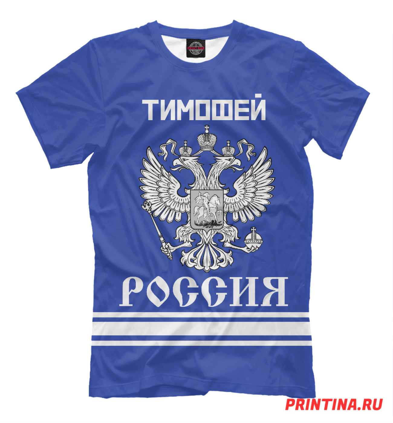 Мужская Футболка ТИМОФЕЙ sport russia collection, артикул: TMF-247508-fut-2