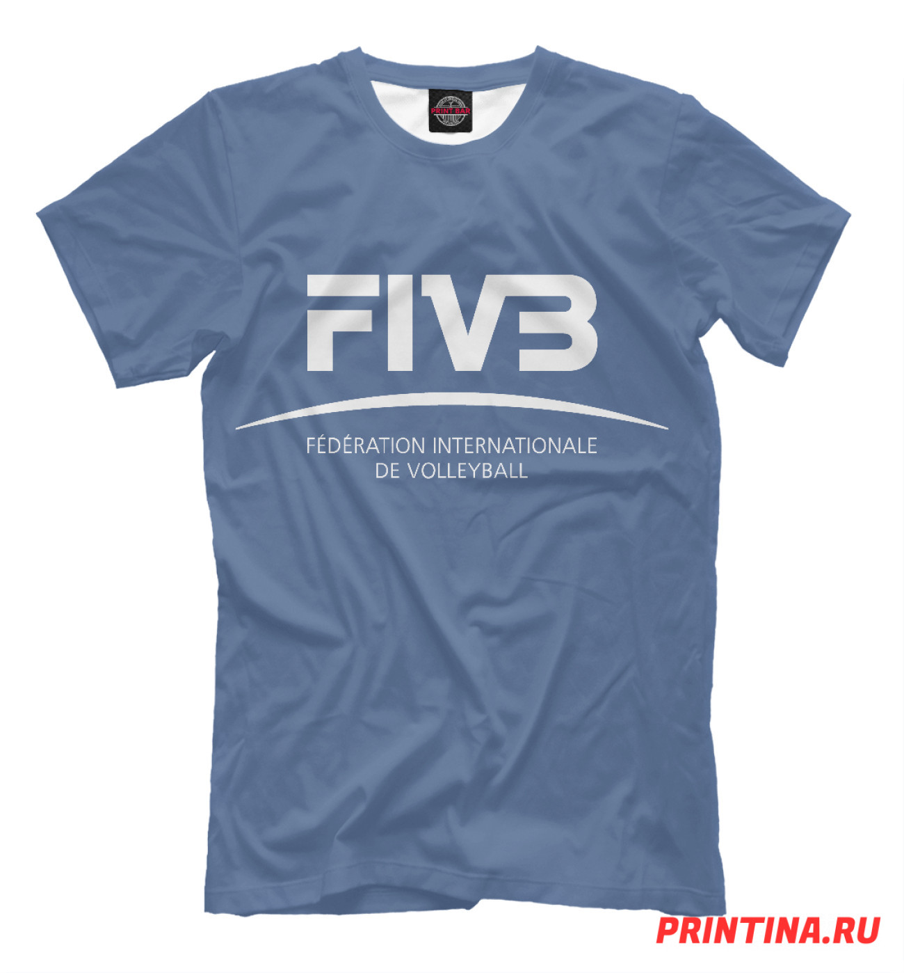 Мужская Футболка FIVB Волейбол, артикул: VLB-463009-fut-2