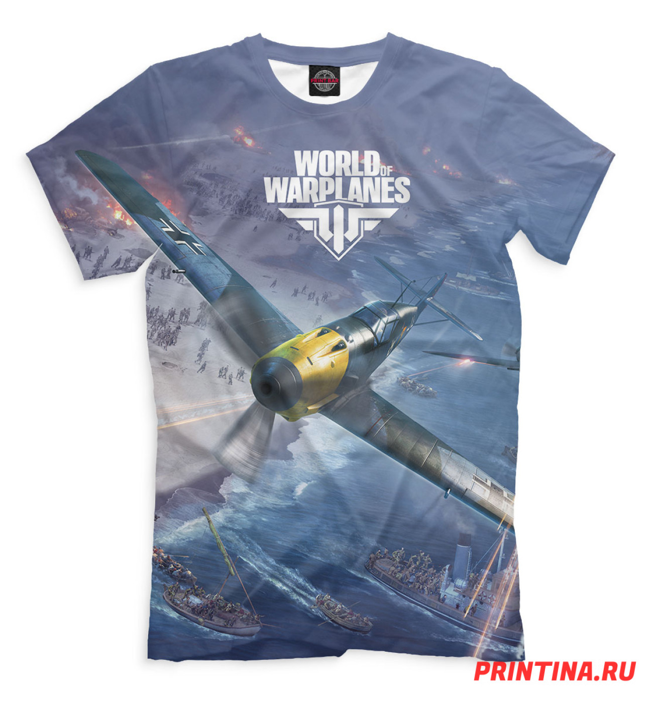 Мужская Футболка World of Warplanes, артикул: WOP-968289-fut-2