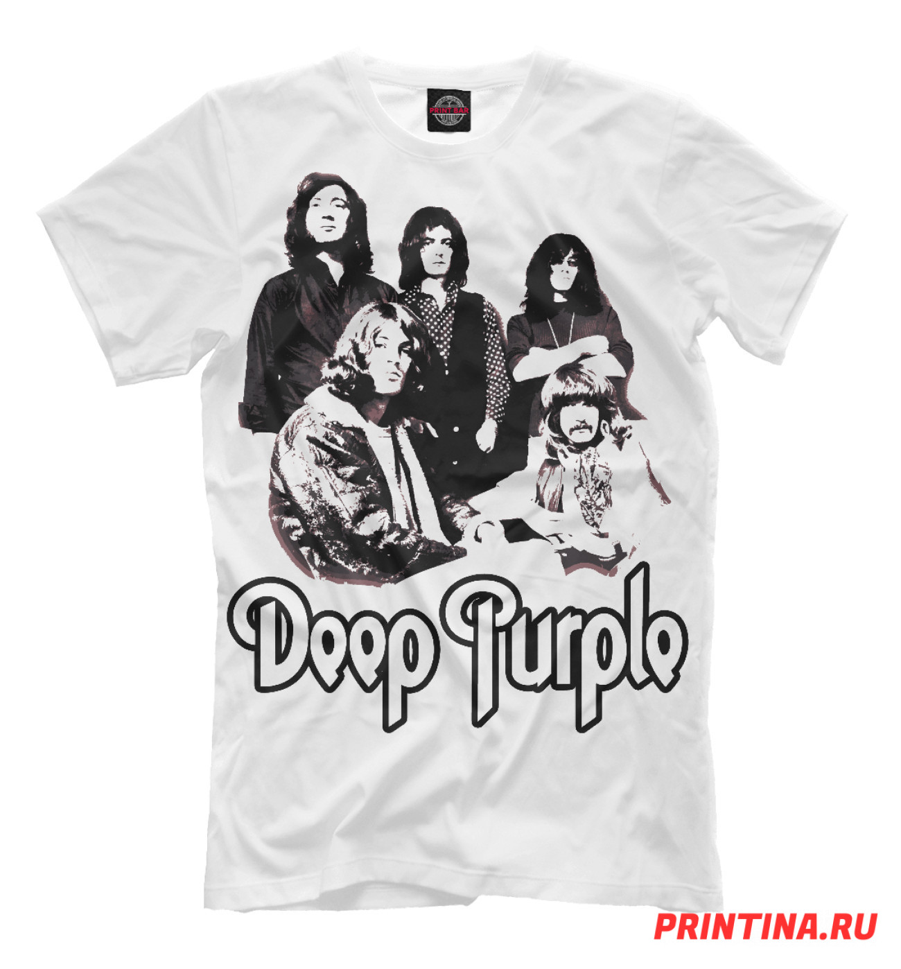 Мужская Футболка Deep Purple, артикул: PUR-709861-fut-2