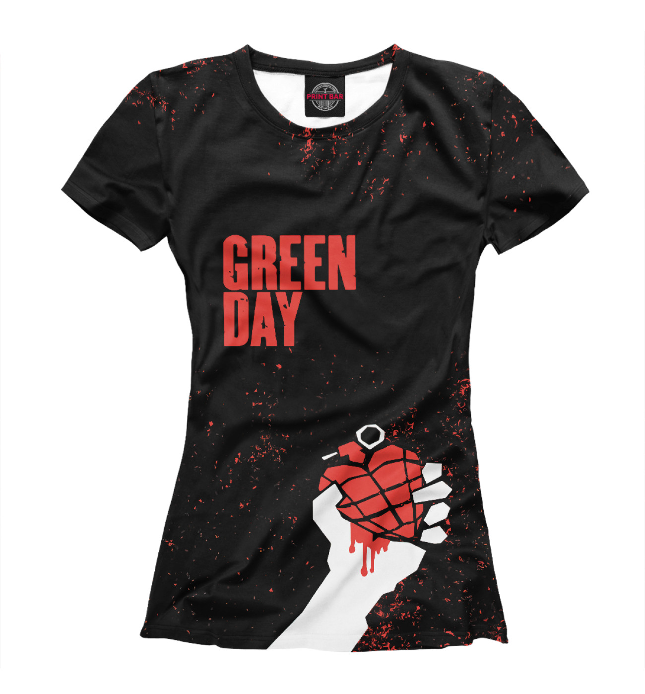 Женская Футболка Green Day, артикул: GRE-108473-fut-1
