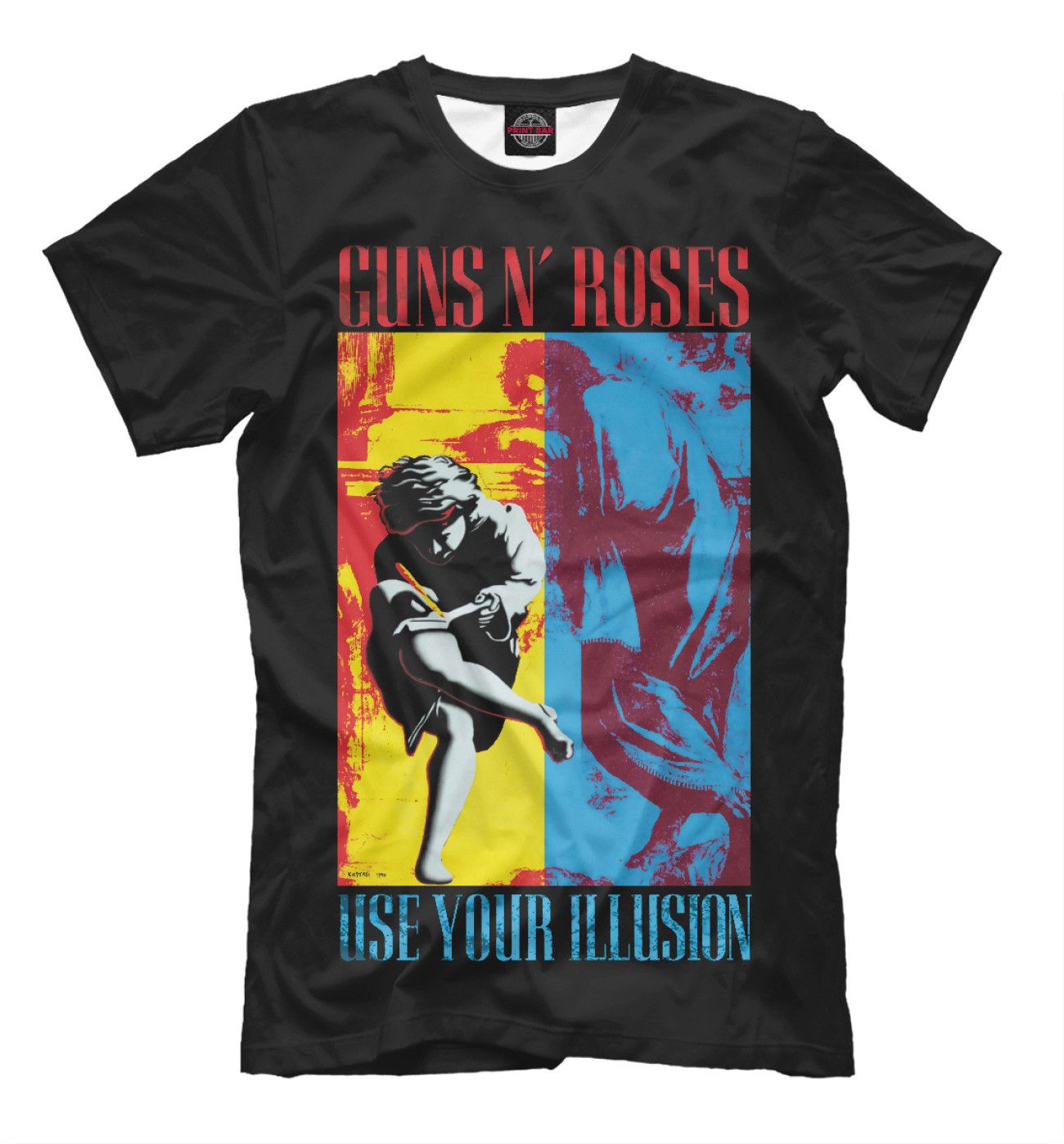 Мужская Футболка Guns N' Roses, артикул: GNR-291659-fut-2