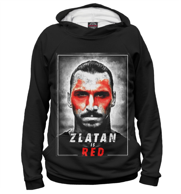 Женское Худи Zlatan is Red, артикул: MAN-840663-hud-1