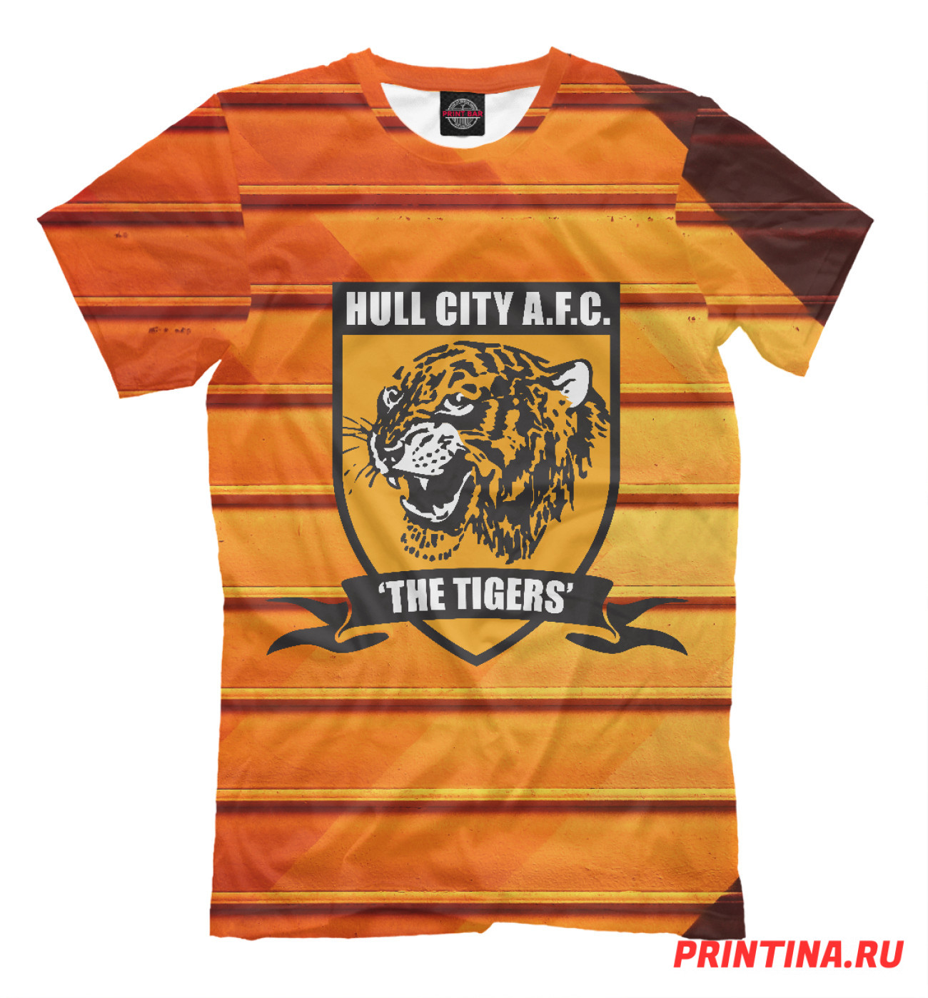 Мужская Футболка Tigers Hull City, артикул: FTO-902308-fut-2