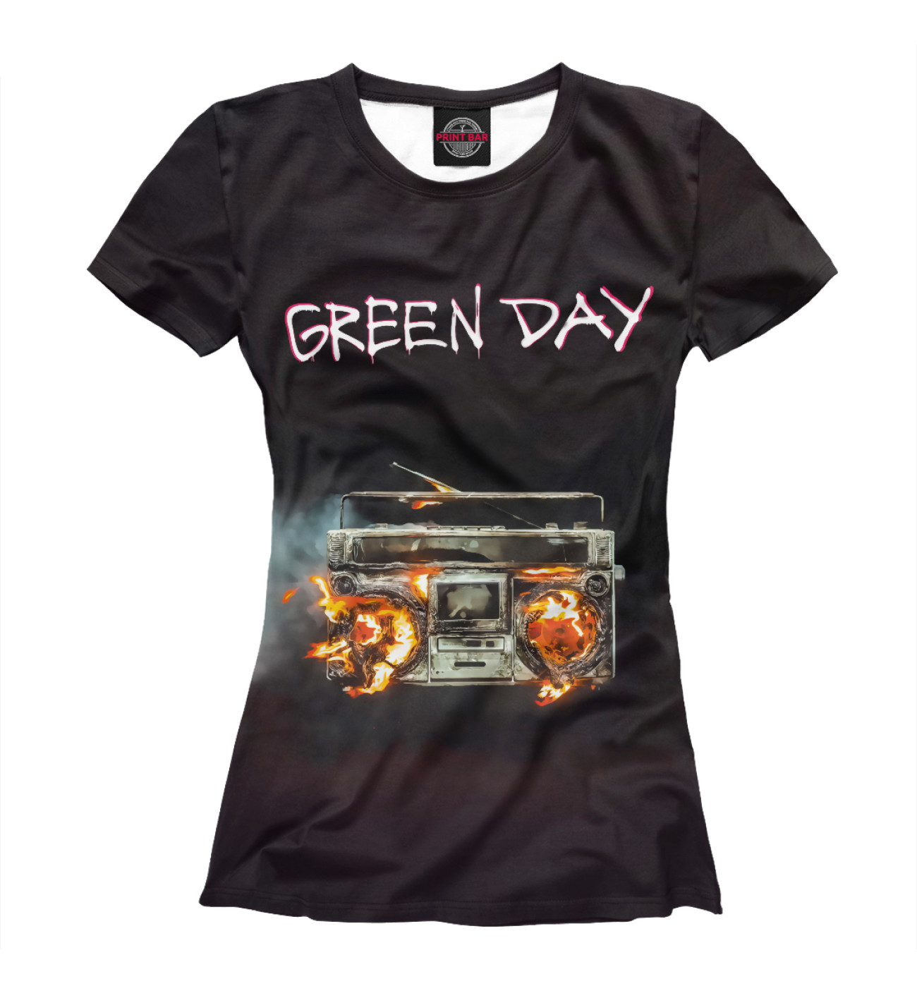 Женская Футболка Green Day альбом, артикул: GRE-845038-fut-1