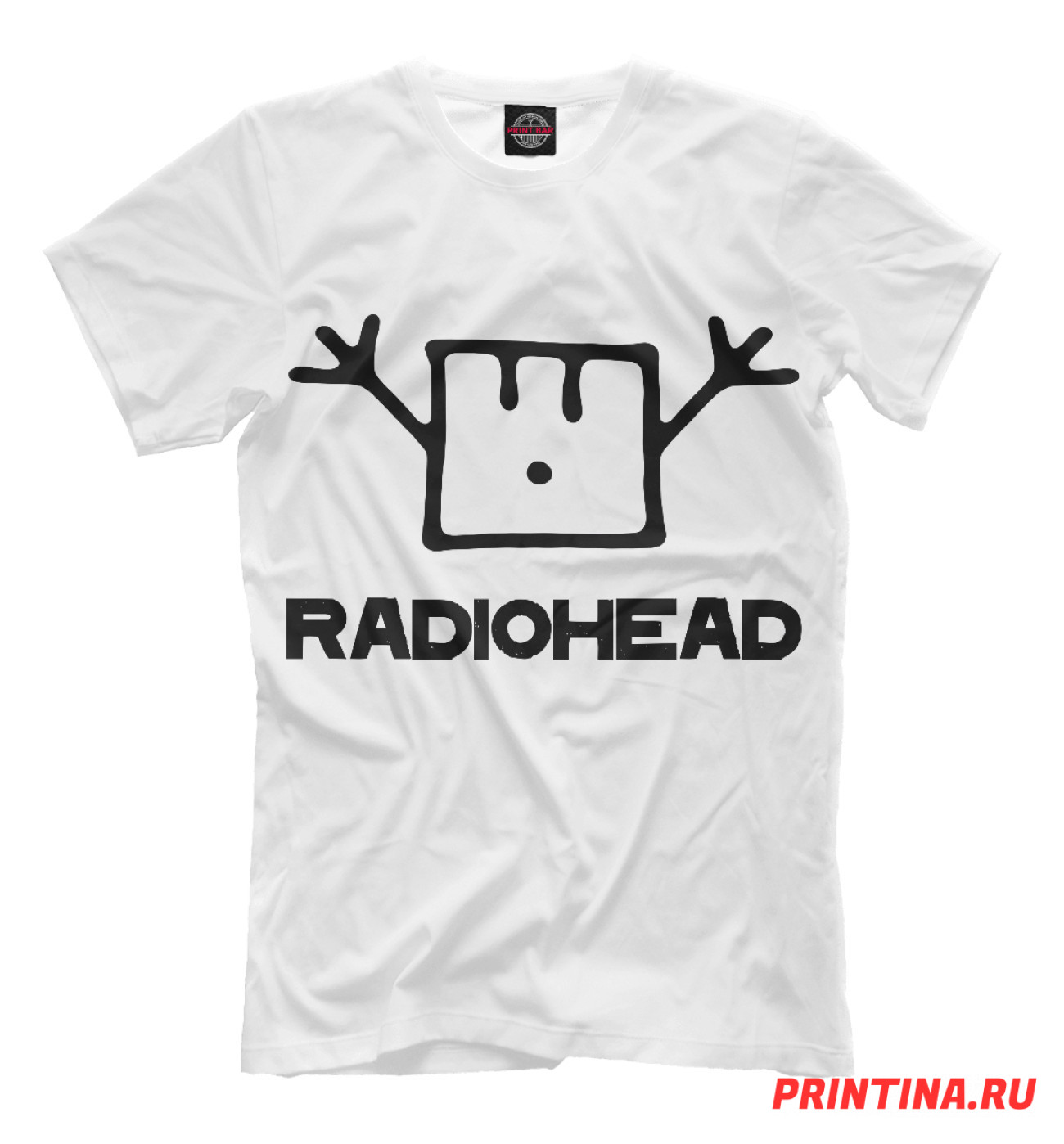 Мужская Футболка Radiohead, артикул: MZK-142280-fut-2