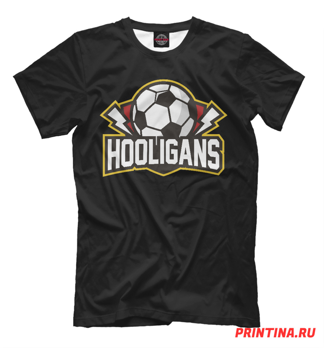 Мужская Футболка Football Hooligans, артикул: FTO-981811-fut-2