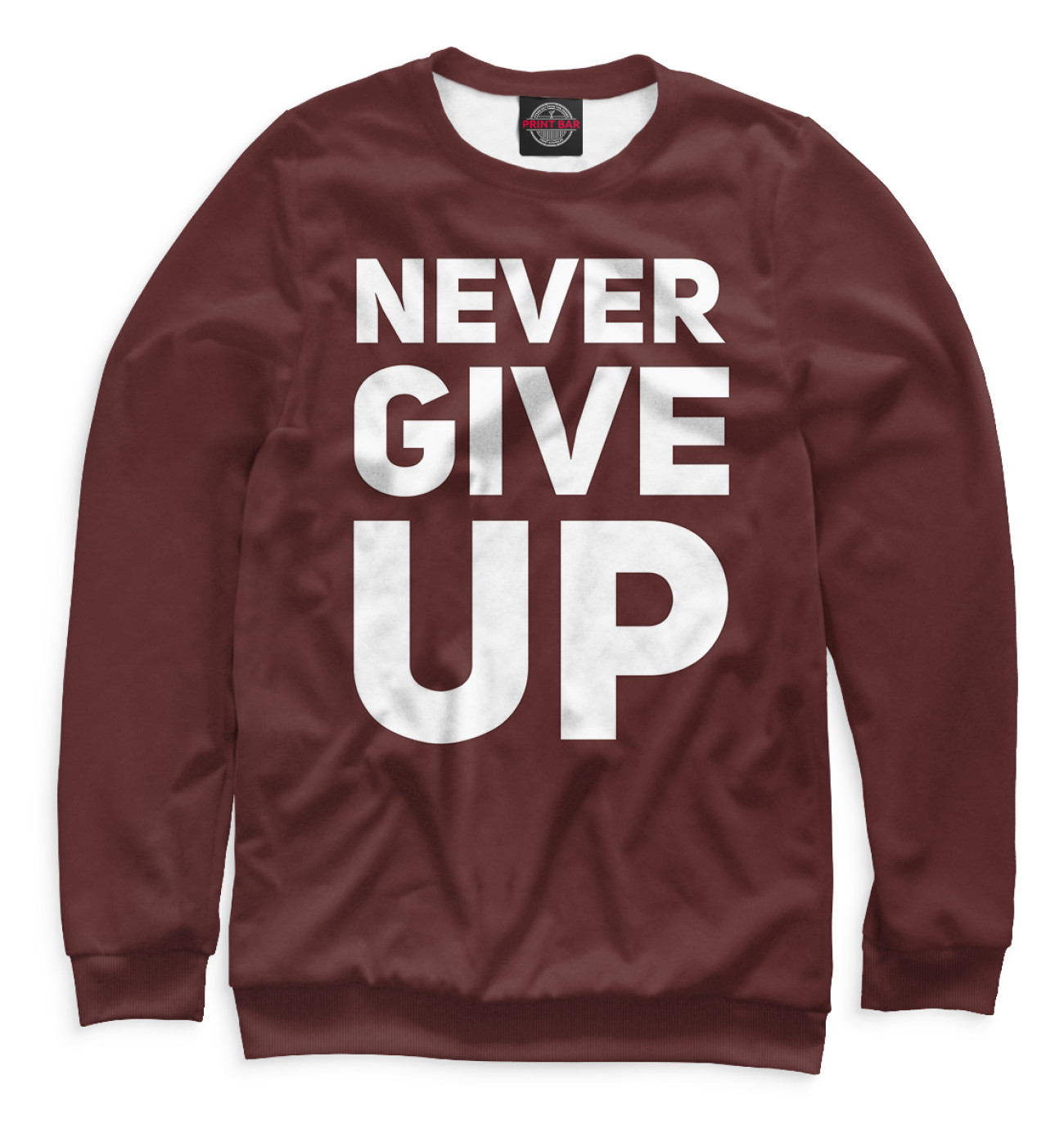 Мужской Свитшот Never Give Up, артикул: FTO-335398-swi-2