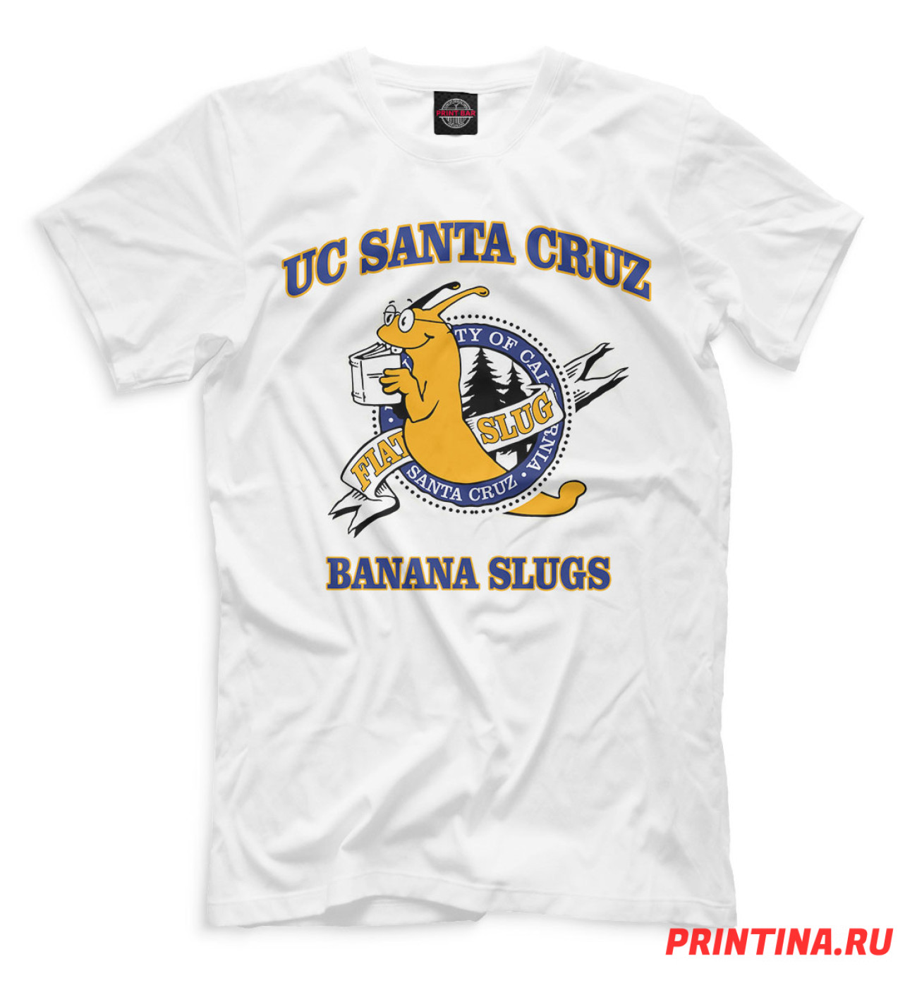 Мужская Футболка UC Santa Cruz Banana Slugs, артикул: KML-116715-fut-2