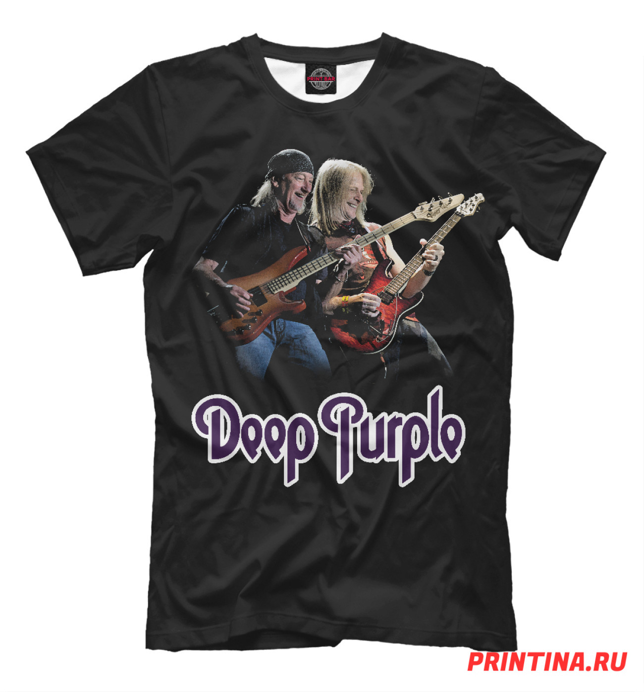 Мужская Футболка Deep Purple, артикул: PUR-869618-fut-2