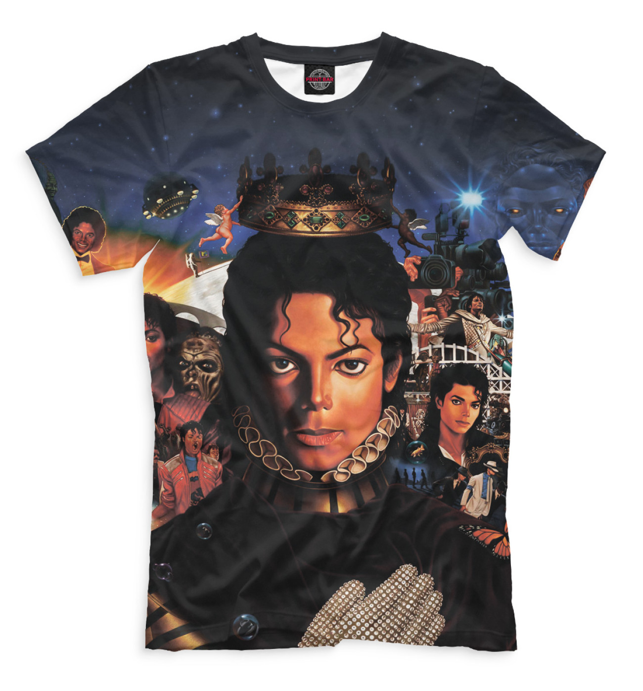 Мужская Футболка Michael Jackson, артикул: MIC-817317-fut-2