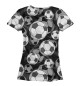 Женская Футболка Футбольные мячи, артикул: FTO-635392-fut-1, фото 2