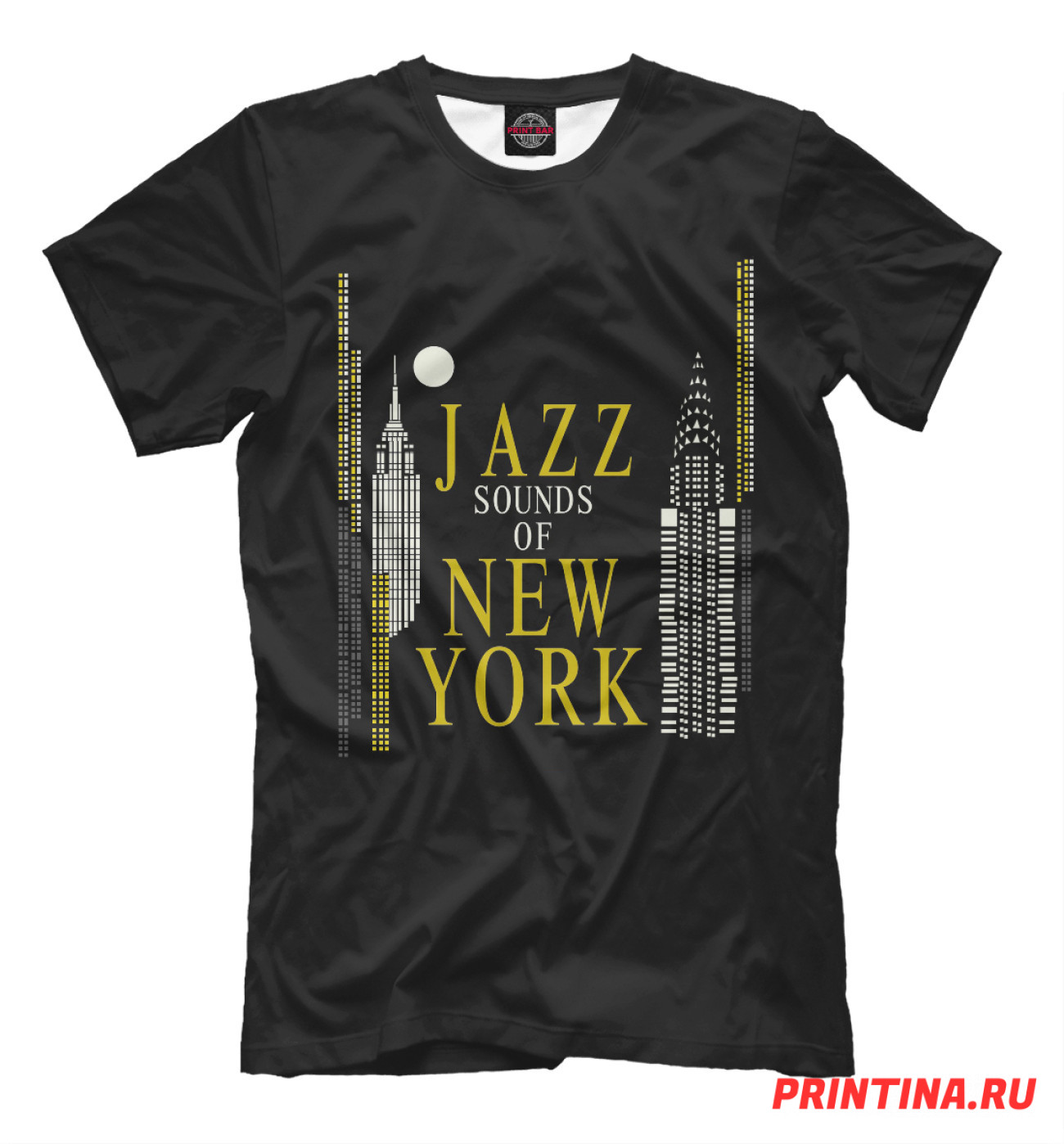 Мужская Футболка Jazz New-York, артикул: JAZ-546429-fut-2