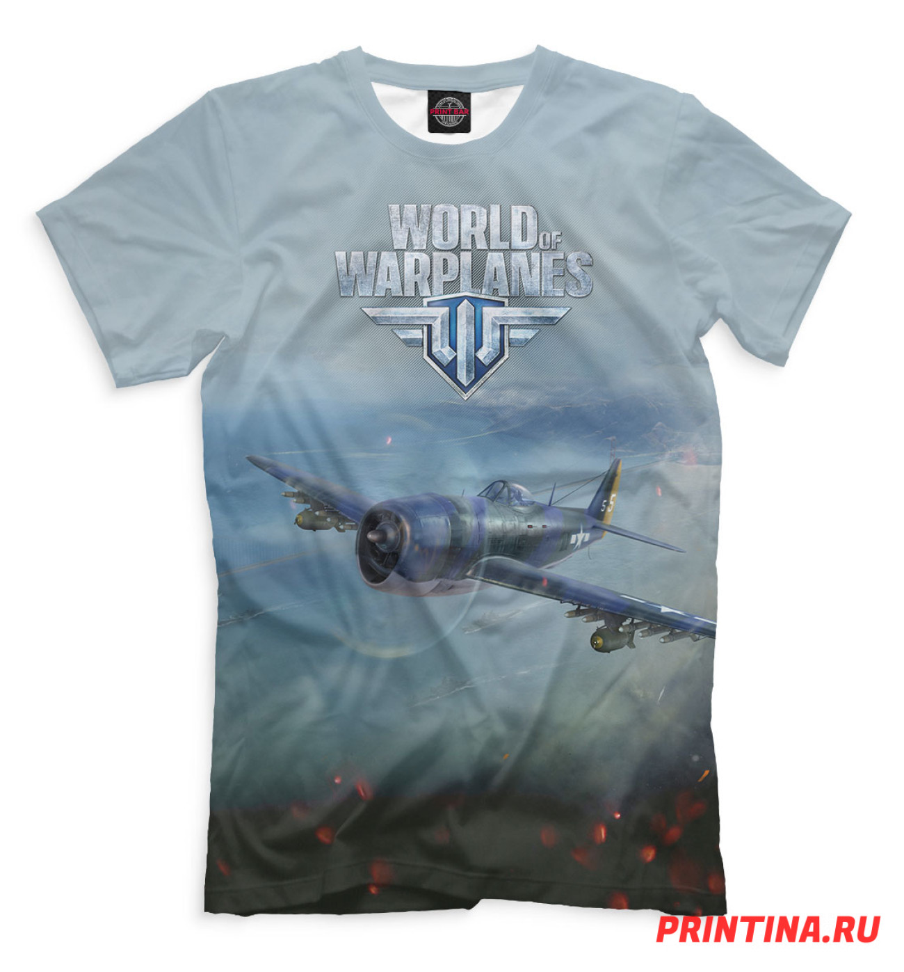 Мужская Футболка World of Warplanes, артикул: WOP-779214-fut-2