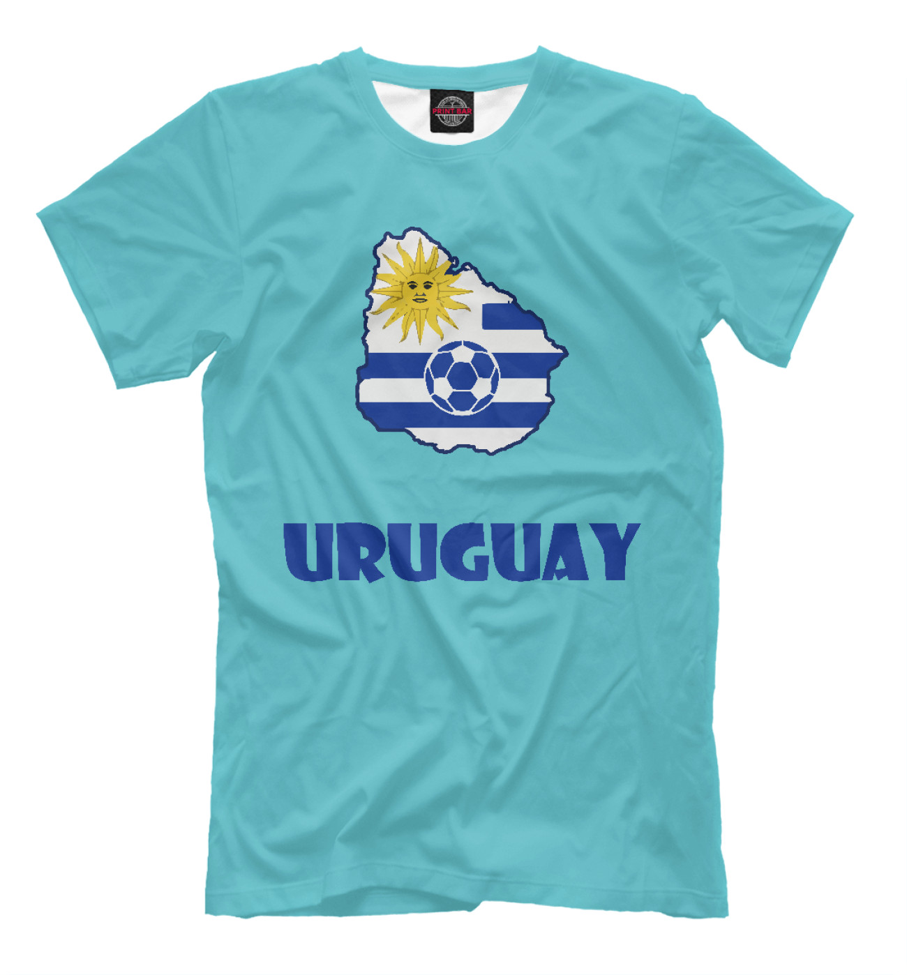 Мужская Футболка Уругвай, артикул: FNS-685303-fut-2