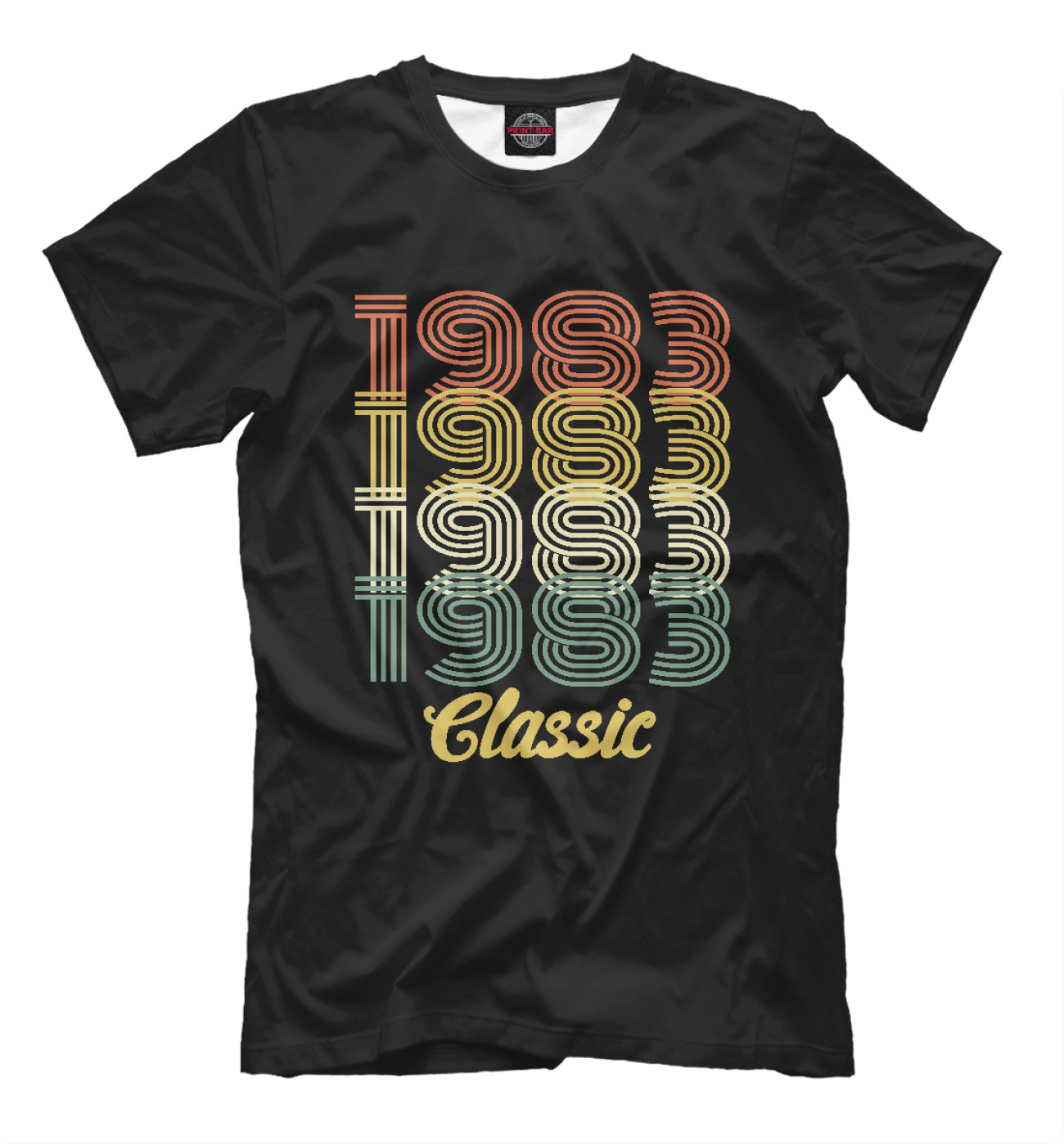 Мужская Футболка 1983 Classic, артикул: DVT-137787-fut-2