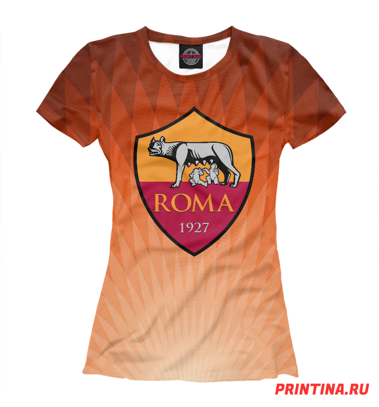 Женская Футболка ROMA, артикул: RMA-217438-fut-1