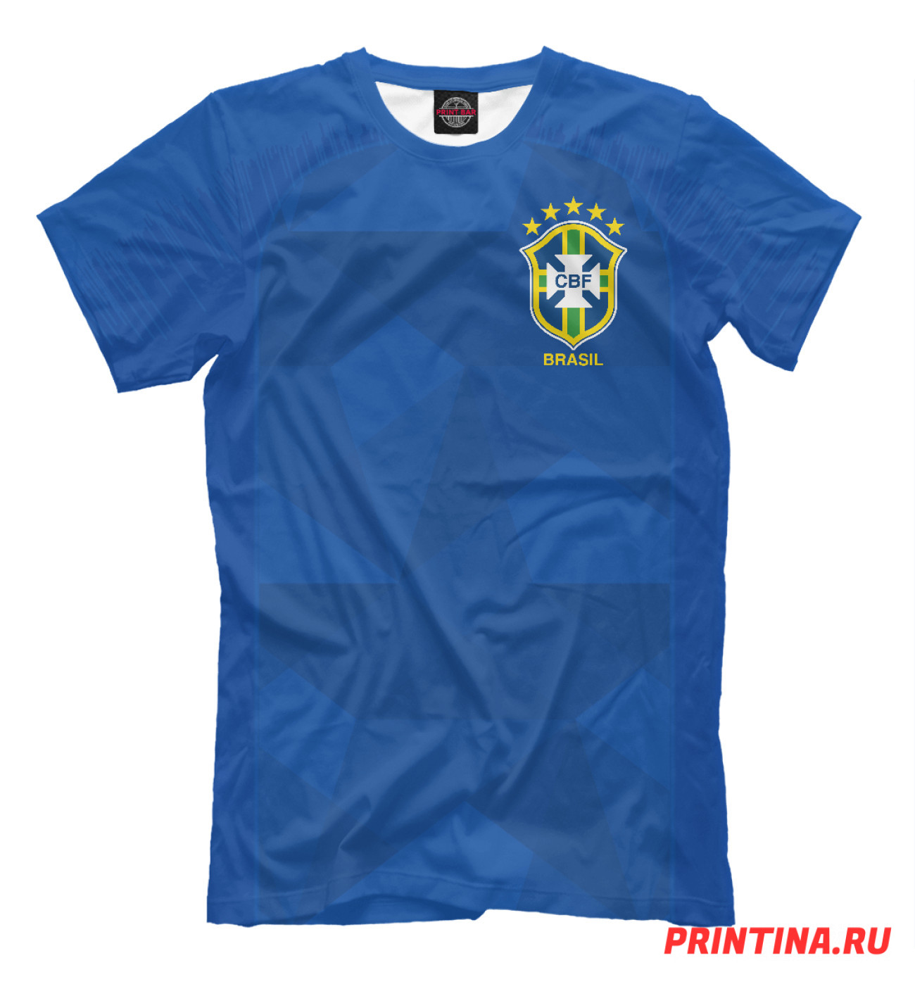 Мужская Футболка Бразилия, артикул: FNS-959264-fut-2