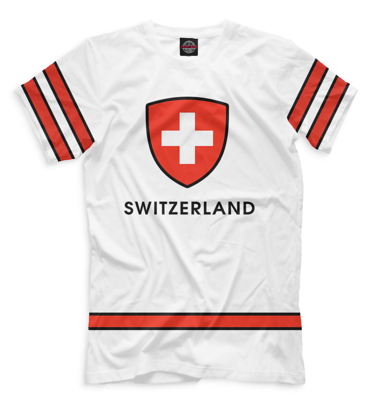 Мужская Футболка Сборная Швейцарии, артикул: IIH-566595-fut-2