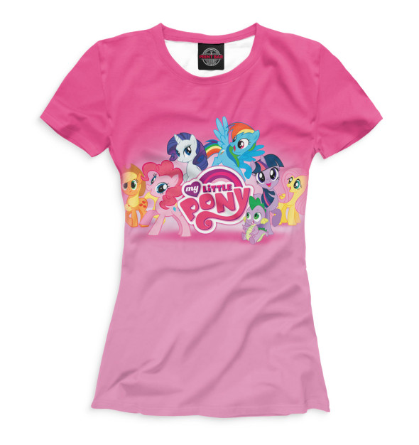 Женская Футболка My Little Pony, артикул: MLP-294823-fut-1