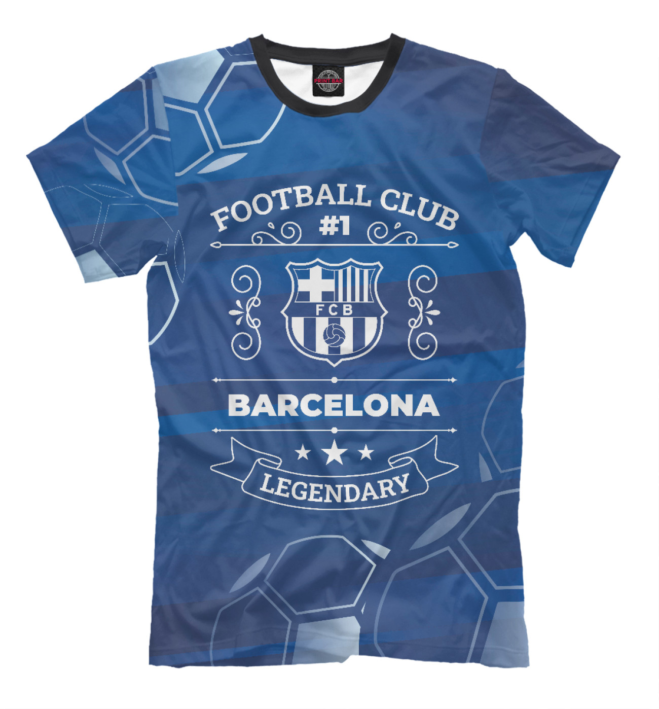 Мужская Футболка Barcelona FC #1, артикул: BAR-632113-fut-2