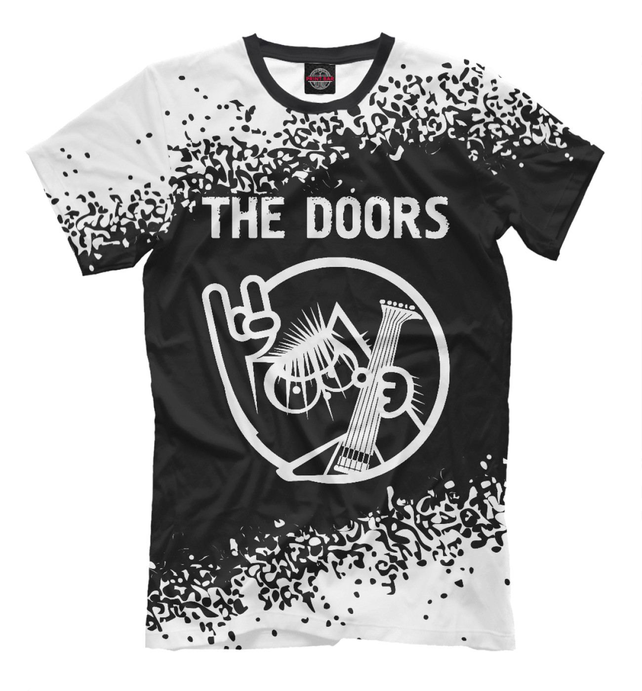 Мужская Футболка The Doors - Кот, артикул: DRS-648607-fut-2