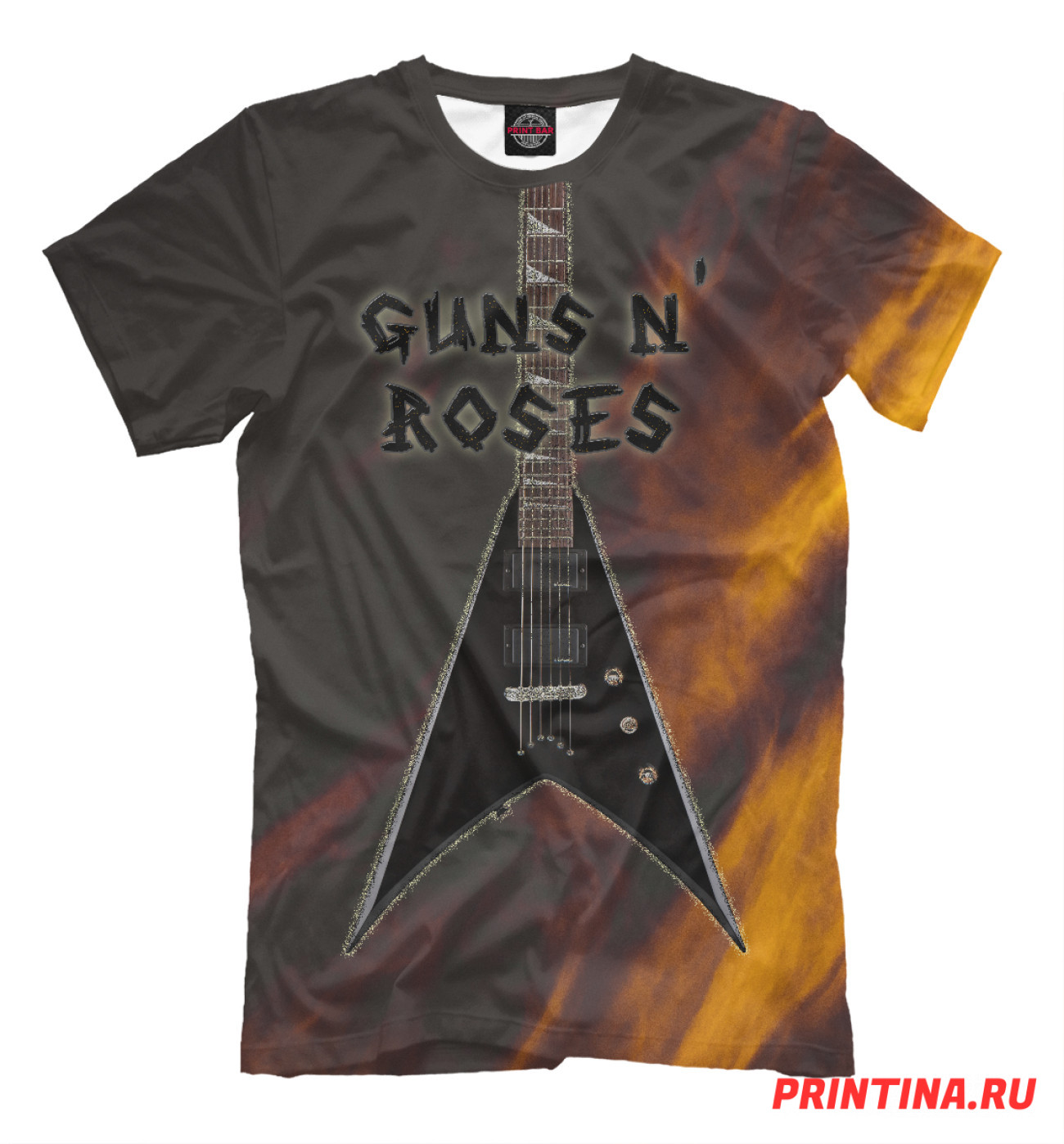 Мужская Футболка Группа Guns N’ Roses, артикул: GNR-911727-fut-2