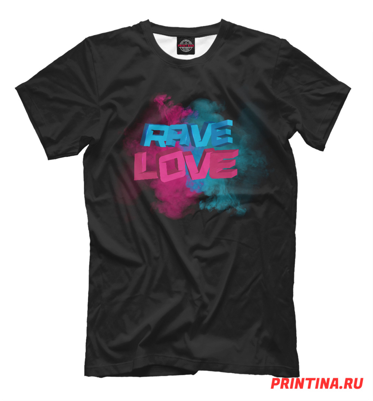 Мужская Футболка RAVE LOVE, артикул: DJS-606528-fut-2