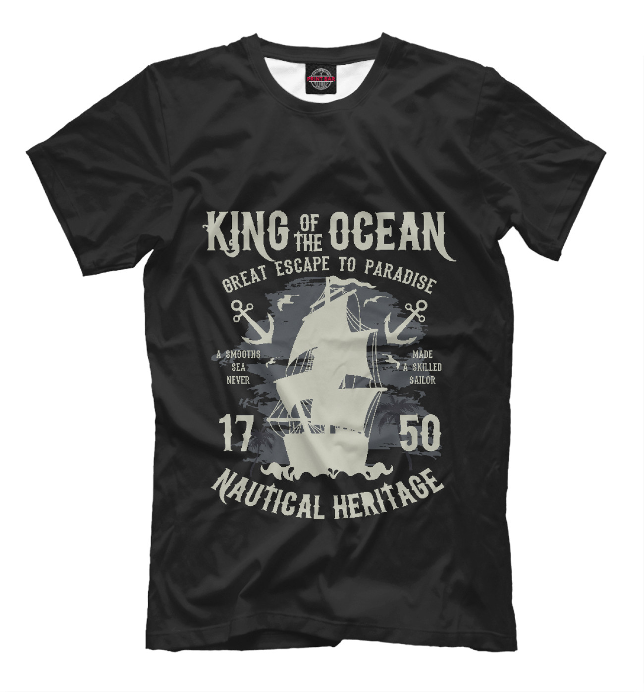 Мужская Футболка Король океана, артикул: QTS-219478-fut-2