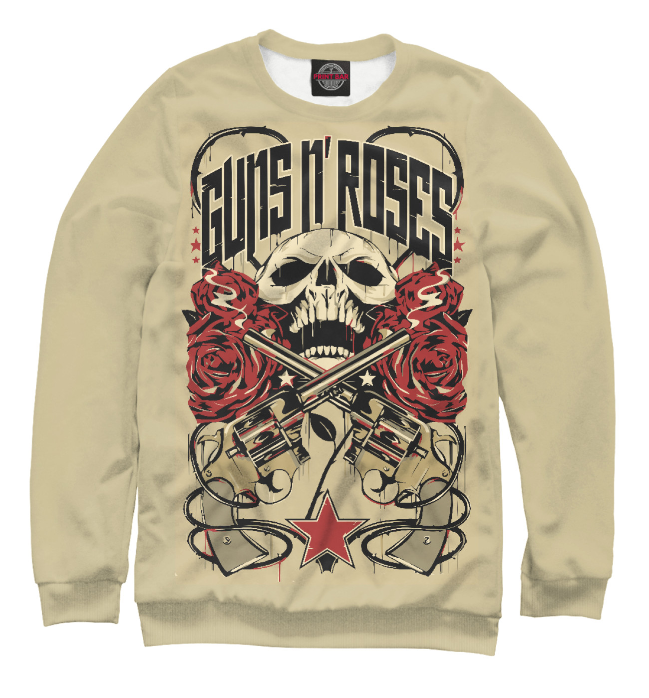 Мужской Свитшот Guns N’ Roses, артикул: GNR-837878-swi-2