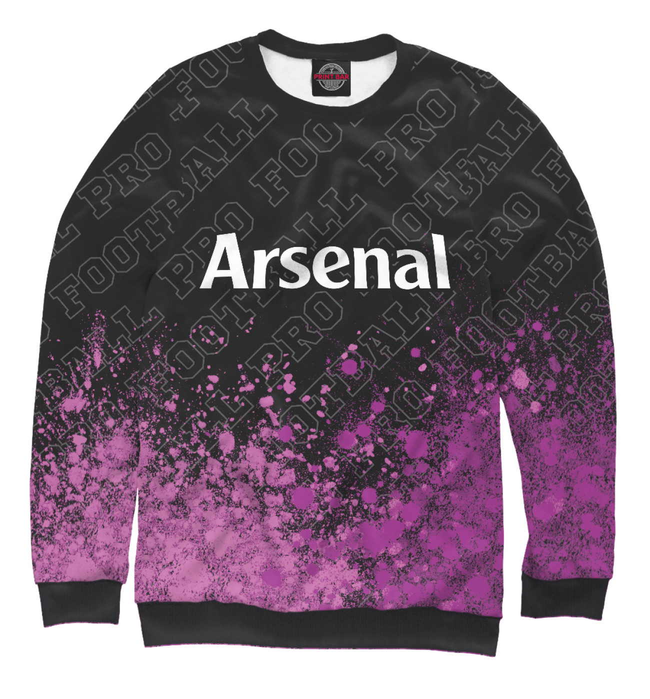 Женский Свитшот Arsenal Pro Football (color splash), артикул: ARS-755668-swi-1